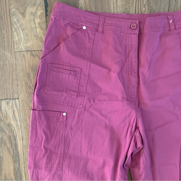 Denim & Co Purple Cotton/Spandex Pants Size 1X - Picture 9 of 10